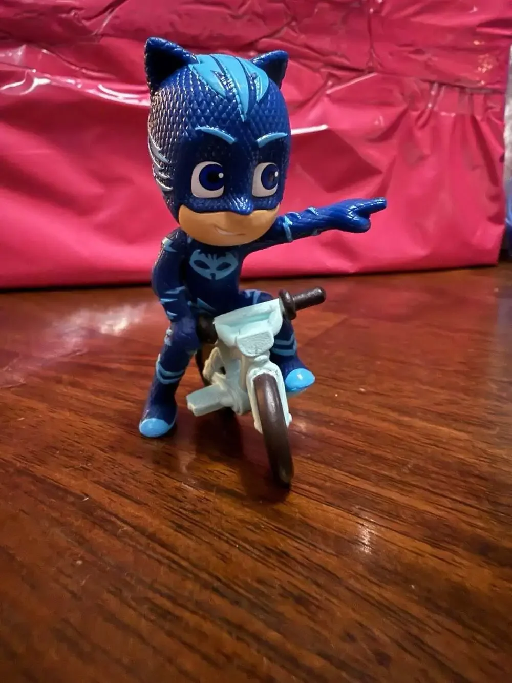 PJ Masks Catboy Action Figure on Bicycle